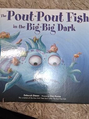 The Pout-Pout Fish in the Big-Big Dark - Blue Children's Book by